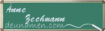 Änne Zechmann Visitenkarte